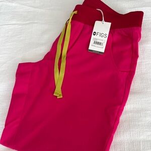 Figs shocking pink Zamora joggers SP